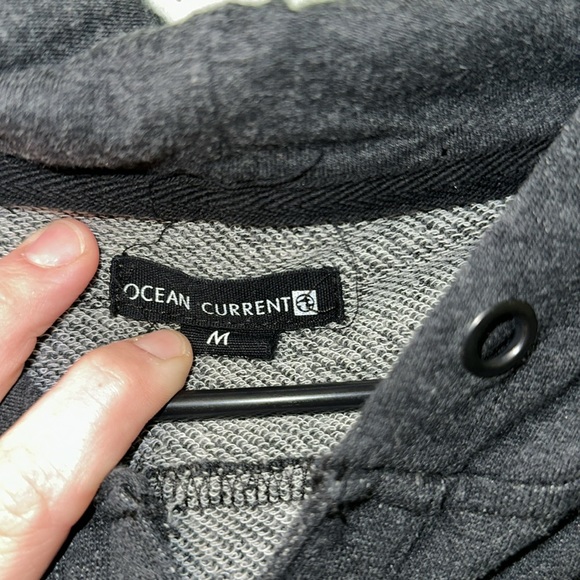 Ocean current men’s button down sweatshirt - Picture 2 of 5